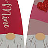 National Tree Company 36" Valentines Gnomes Porch Decor with Backstand Image 2