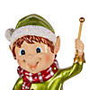 National Tree Company 37" Drumming Pixie Elf with Multicolor Lights Image 2