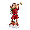 National Tree Company 37" Horn Blowing Pixie Elf with Multicolor Lights Image 1