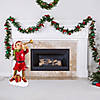 National Tree Company 37" Horn Blowing Pixie Elf with Multicolor Lights Image 1