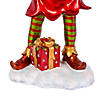 National Tree Company 37" Horn Blowing Pixie Elf with Multicolor Lights Image 3