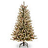 National Tree Company 4.5 ft. Dunhill&#174; Fir Slim Tree with Clear Lights Image 1