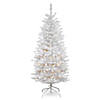 National Tree Company 4.5 ft. Kingswood&#174; White Fir Pencil Tree with Clear Lights Image 1