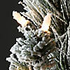 National Tree Company 4.5 ft. Snowy Bedford Pine Tree with Clear Lights Image 3
