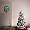 National Tree Company 4.5 ft. Snowy Bristle Pine Tree with Clear Lights Image 1