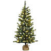 National Tree Company 4.5 ft. Trinity Spruce Tree with LED Lights Image 1