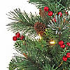 National Tree Company 4 ft. Crestwood Spruce Entrance Tree with Warm White LED Lights Image 2