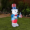 National tree company 4 ft. inflatable fourth of july bear Image 1