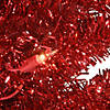 National Tree Company 4 ft. Red Tinsel Tree with Clear Lights Image 2