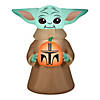 National Tree Company 42 in. Inflatable Halloween Baby Yoda Image 1