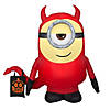 National Tree Company 42 in. Inflatable Halloween Minion Dave Image 1