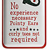 National Tree Company 47" Elf Wanted Wall Sign Image 3
