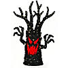 National Tree Company 48 in. Pre-Lit Frightening Face Halloween Tree Image 1