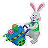National tree company 48" inflatable easter bunny Image 1