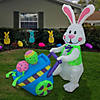 National tree company 48" inflatable easter bunny Image 1