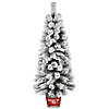 National Tree Company 5 ft. Snowy Pogue Pine Entrance Tree with LED Lights Image 4