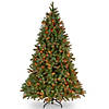 National Tree Company 6.5 ft. Downswept Douglas&#174; Fir Tree with Multicolor Lights Image 1