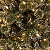 National Tree Company 6.5 ft. Glittery Bristle&#174; Pine Slim Tree with Warm White LED Lights Image 2