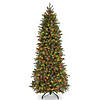 National Tree Company 6.5 ft. Jersey Fraser Fir Pencil Slim Tree with Multicolor Lights Image 1