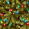 National Tree Company 6.5 ft. Jersey Fraser Fir Pencil Slim Tree with Multicolor Lights Image 2