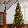 National Tree Company 6.5 ft. Tiffany Fir Slim Tree with Clear Lights Image 1