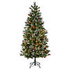 National Tree Company 6.5 ft. Wintry Pine&amp;#174; Medium Tree with Clear Lights Image 1