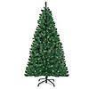 National Tree Company 6 ft. Acacia Flocked Tree with Clear Lights Image 1