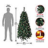 National Tree Company 6 ft. Acacia Flocked Tree with Clear Lights Image 4