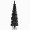 National Tree Company 6 ft. Black Tinsel Tree Image 1