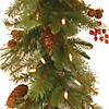 National Tree Company 6 ft. Noelle Garland with Battery Operated Warm White LED Lights Image 2