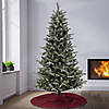 National Tree Company 6 ft. Pre-Lit Snowy Libby Fir Tree with LED Lights Image 1