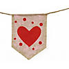 National Tree Company 6 ft. Valentine Garland with Red Hearts & Dots Image 2