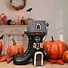 National Tree Company 6 in. Witch&amp;#8217;s Boot Haunted House with LED Light Image 1