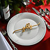 National Tree Company 6-Piece Christmas Place Setting Message D&#233;cor, Curly Script Writing In Gold, 10 in Image 3