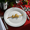 National Tree Company 6-Piece Christmas Place Setting Message D&#233;cor, Curly Script Writing In Gold, 10 in Image 4