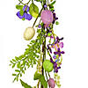 National tree company 60" flowering purple eggs easter garland Image 2