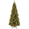 National Tree Company 7.5 ft. Colonial Slim Tree with Clear Lights Image 1