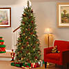 National Tree Company 7.5 ft. Colonial Slim Tree with Clear Lights Image 1
