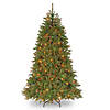 National Tree Company 7.5 ft. Dunhill&#174; Fir Tree with Multicolor Lights Image 1