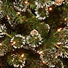 National Tree Company 7.5 ft. Glittery Pine Slim Tree with Clear Lights Image 2