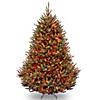 National Tree Company 7.5 ft. Natural Fraser Medium Fir Tree with Multicolor Lights Image 1