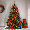 National Tree Company 7.5 ft. Natural Fraser Medium Fir Tree with Multicolor Lights Image 1