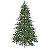 National Tree Company 7.5 ft. Pre-lit Artificial Feel Real Merryweather Fir Hinged Tree, 750 Clear Lights- UL Image 1