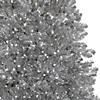 National Tree Company 7.5 ft. Pre-Lit Christmas Matte Silver Metallic Tree Image 2