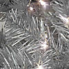 National Tree Company 7.5 ft. Pre-Lit Christmas Matte Silver Metallic Tree Image 3