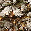 National Tree Company 7.5 ft. Snowy Westwood Slim Pine Tree with Clear Lights Image 2