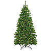 National Tree Company 7.5 ft Pre-lit Artificial Chesterfield Spruce Hinged Tree, 600 Clear Lights- UL Image 1
