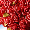 National Tree Company 7" Valentine Red Rose Heart Image 2