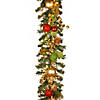 National Tree Company 72" Decorated Christmas Garland with Battery Operated LED Lights Image 1