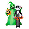 National Tree Company 78 in. Jack Skellington and Oogie Boogie Image 1